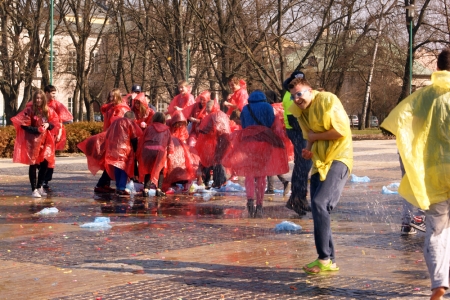 Drużyna Czerwonych w defensywie,