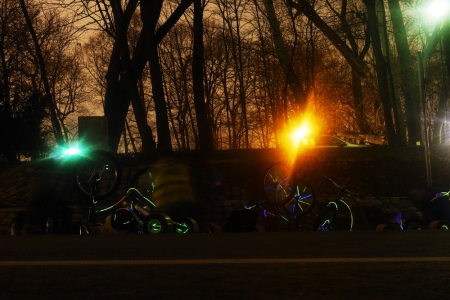 Podświetlenie trików na ul. Agrykola