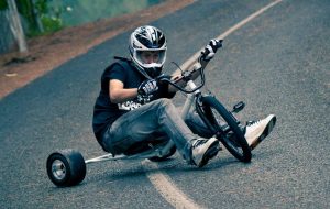drift trike rider